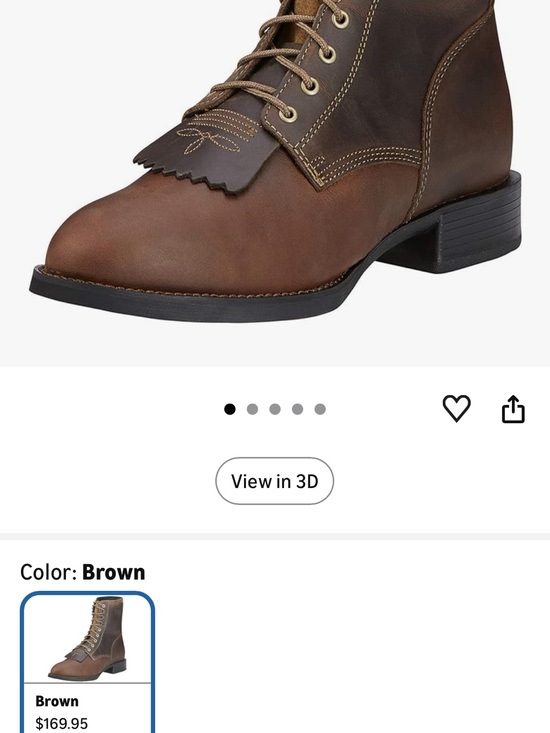 Mens 11.5 Ariat Heritage Lacer Boots